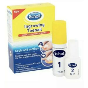 Scholl Ingrown Toenail Treatment Complete Clip and Spray Kit (UNBOXED) Scholl Ingrown Toenail Treatment Complete Clip and Spray Kit (UNBOXED)