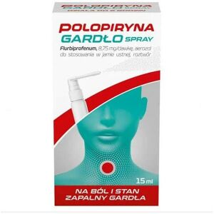 POLPHARMA Polopiryna Throat, spray, 15 ml POLPHARMA Polopiryna Throat, spray, 15 ml