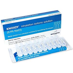 KNOXZY Sterile Isotonic Saline Solution 0.9% - Sodium Chloride NaCl - Inhalation KNOXZY Sterile Isotonic Saline Solution 0.9% - Sodium Chloride NaCl - Inhalation