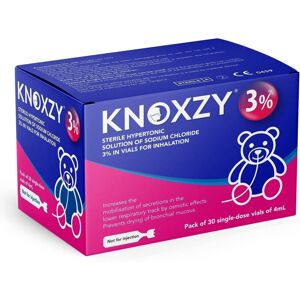 KNOXZY 3% Hypertonic Sterile Saline Inhalation Solution - 30X4ml Dose Saline KNOXZY 3% Hypertonic Sterile Saline Inhalation Solution - 30X4ml Dose Saline