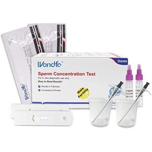 Wondfo Male Fertility Test 2 Tests Sperm Count Test Kit for Checking Sperm Concentratio Wondfo Male Fertility Test 2 Tests Sperm Count Test Kit for Checking Sperm Concentratio