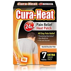 Cura Heat Back and Shoulder Pain heat patche 7 patches Targeted Pain Relief Cura Heat Back and Shoulder Pain heat patche 7 patches Targeted Pain Relief