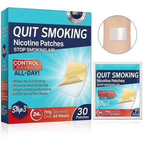 Unbranded (Step 3) Quit Smoking Patches, Stop Patch, Aid, Easy And Effective Anti-stickers Unbranded (Step 3) Quit Smoking Patches, Stop Patch, Aid, Easy And Effective Anti-stickers