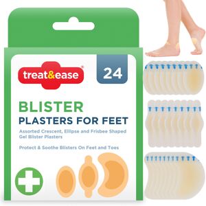 SOL 24pk Hydrocolloid Gel Blister Plasters Toes Foot Heel Protect Mix Size SOL 24pk Hydrocolloid Gel Blister Plasters Toes Foot Heel Protect Mix Size