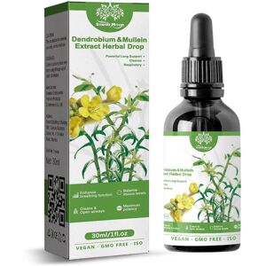 Unbranded Dendrobium Mullein Extract Lung Cleanse Respiratory Herbal Drops Unbranded Dendrobium Mullein Extract Lung Cleanse Respiratory Herbal Drops