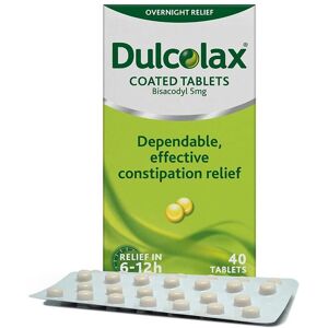 Unbranded Dulcolax 5Mg Gastro-Resistant 40 Tablets, Gently Relieve Occasional Constipation Unbranded Dulcolax 5Mg Gastro-Resistant 40 Tablets, Gently Relieve Occasional Constipation