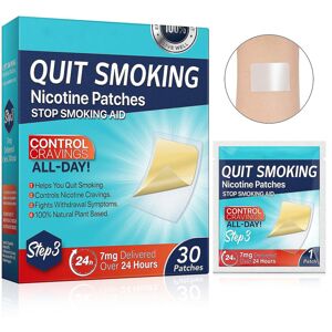 Unbranded (Step 3) Quit Smoking Patches, Stop Patch, Aid, Easy And Effective Anti-stickers Unbranded (Step 3) Quit Smoking Patches, Stop Patch, Aid, Easy And Effective Anti-stickers