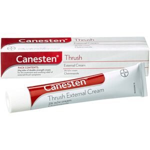 Canesten Thrush External Cream 2% for Men & Women. Relief from Itching, Soreness Canesten Thrush External Cream 2% for Men & Women. Relief from Itching, Soreness