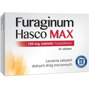 PRZEDS. PRODUKCJI FARMACEUTYCZNEJ HASCO-LEK S.A. Furaginum Hasco MAX 100mg 30x tablets urinary infections furagina PRZEDS. PRODUKCJI FARMACEUTYCZNEJ HASCO-LEK S.A. Furaginum Hasco MAX 100mg 30x tablets urinary infections furagina