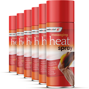 Masterplast Massaging Heat Spray Pain Relief For Muscles 6x 125ml Best Bef Dec26 Masterplast Massaging Heat Spray Pain Relief For Muscles 6x 125ml Best Bef Dec26