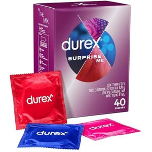 Durex Mixed Condoms Surprise Me - 40 Condoms Durex Mixed Condoms Surprise Me - 40 Condoms