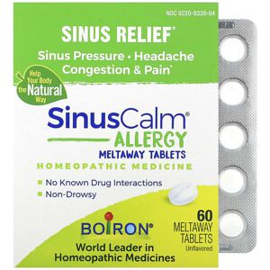 Boiron SinusCalm Allergy 60 Tablets Boiron SinusCalm Allergy 60 Tablets