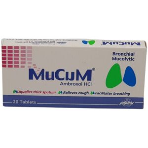 Unbranded Mucum 30Mg Tablet 20'S Cough Relief, Mucus Reduction, Chest Congestion Relief, N Unbranded Mucum 30Mg Tablet 20'S Cough Relief, Mucus Reduction, Chest Congestion Relief, N
