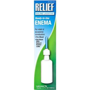 Unbranded Relief Ready To Use Enema Adult 133 ml for Constipation Relief, Bowel Cleansing, Unbranded Relief Ready To Use Enema Adult 133 ml for Constipation Relief, Bowel Cleansing,