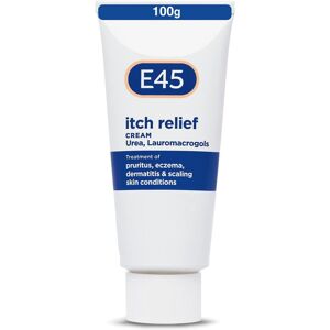 E45 Itch Relief Cream 100g - Dual Action Anti-Itch with Urea, Moisturising & Non E45 Itch Relief Cream 100g - Dual Action Anti-Itch with Urea, Moisturising & Non
