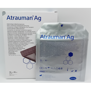 Hartmann Atrauman AG 10cm x 10cm Box of 10 - REF: 499573 Hartmann Atrauman AG 10cm x 10cm Box of 10 - REF: 499573