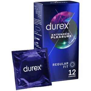 Durex Extended Pleasure Condoms - Pack of 12 Durex Extended Pleasure Condoms - Pack of 12
