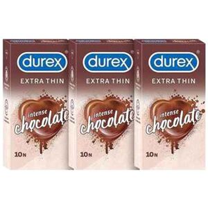 Unbranded 10-Piece Extra Thin Chocolate Flavored Condoms for Men - 3-Pack Unbranded 10-Piece Extra Thin Chocolate Flavored Condoms for Men - 3-Pack
