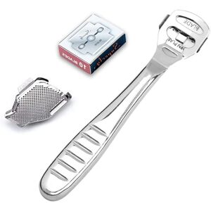 Unbranded Stainless Steel Foot Callus Shaver with 10 Replacement Blades and Removable Head Unbranded Stainless Steel Foot Callus Shaver with 10 Replacement Blades and Removable Head