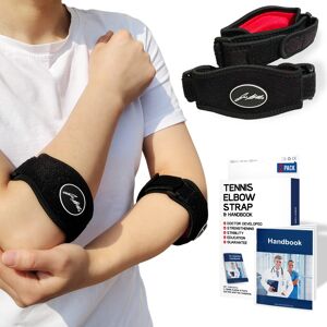 Dr. Arthritis Tennis Elbow Support Strap with Doctor Handbook - Reliable Elbow Support for Men Dr. Arthritis Tennis Elbow Support Strap with Doctor Handbook - Reliable Elbow Support for Men