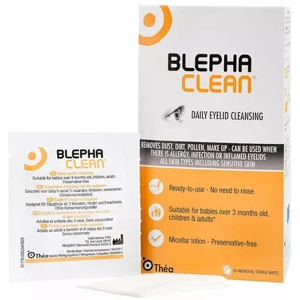 Thea Blephaclean Eyelid Hygiene Wipes - Eyelid Hygiene Thea Blephaclean Eyelid Hygiene Wipes - Eyelid Hygiene