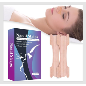 GUIYANIU Nasal Strips 60 Pieces Nose Strips Snoring Aids Relieve a Blocked Nose GUIYANIU Nasal Strips 60 Pieces Nose Strips Snoring Aids Relieve a Blocked Nose
