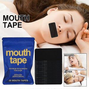 Unbranded (90 Pcs) Mouth Tape for Sleeping - Anti-Snoring Strips for Improved Nose Breathi Unbranded (90 Pcs) Mouth Tape for Sleeping - Anti-Snoring Strips for Improved Nose Breathi