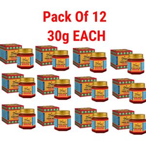 Unbranded (Pack Of 12) Tiger Balm Red Pain Relief Balm - 30g EACH Unbranded (Pack Of 12) Tiger Balm Red Pain Relief Balm - 30g EACH