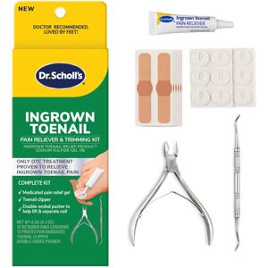 Dr. Scholl's INGROWN TOENAIL PAIN RELIEVER & TRIMMING KIT 0.3 oz // Only OTC Tr Dr. Scholl's INGROWN TOENAIL PAIN RELIEVER & TRIMMING KIT 0.3 oz // Only OTC Tr