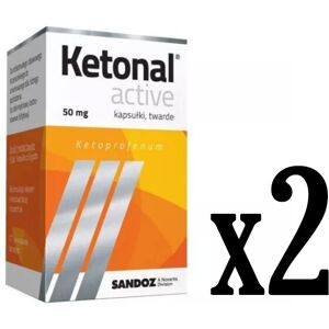 SANDOZ GMBH 2x Ketonal Active 50mg 30 capsules Pain Relief UK STOCK SANDOZ GMBH 2x Ketonal Active 50mg 30 capsules Pain Relief UK STOCK