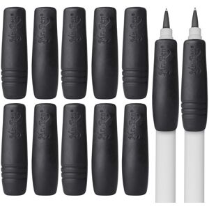 Meneer Schoon Mr. Pen Black Silicone Pencil and Pen Grip, 12 Pack, Ideal for Arthritis and Ten Meneer Schoon Mr. Pen Black Silicone Pencil and Pen Grip, 12 Pack, Ideal for Arthritis and Ten