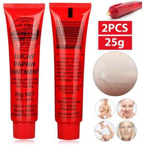 SRJ STAR Lucas Papaw Ointment 25g x 2 Double Pack – Paw Paw Cream for Burns, Sunburn, Wou SRJ STAR Lucas Papaw Ointment 25g x 2 Double Pack – Paw Paw Cream for Burns, Sunburn, Wou