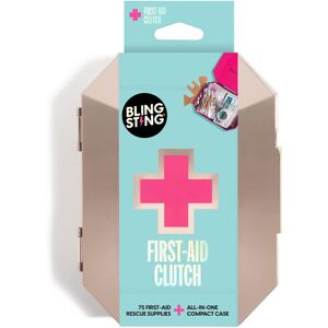 BLINGSTING First Aid Kit 75 Essential First-aid Supplies Wipes Bandages Gold BLINGSTING First Aid Kit 75 Essential First-aid Supplies Wipes Bandages Gold