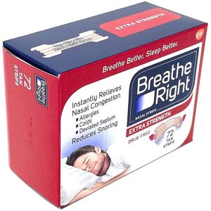 Breathe Right Extra Nasal Strips 72 count 2 Pack Breathe Right Extra Nasal Strips 72 count 2 Pack
