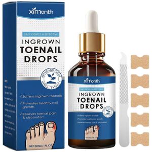 Unbranded (2 Set) 30ml Ingrown Toenail Drops, Ingrown Toenail Treatment, Fast & Effective Unbranded (2 Set) 30ml Ingrown Toenail Drops, Ingrown Toenail Treatment, Fast & Effective