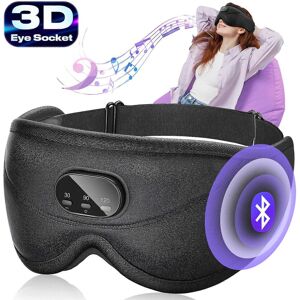 Unbranded Sleep Mask Headphones with Wireless Bluetooth 5.2, 3D Eye Mask White Noise Headp Unbranded Sleep Mask Headphones with Wireless Bluetooth 5.2, 3D Eye Mask White Noise Headp