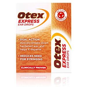 Otex Express Ear Drops. Clinically Proven Ear Wax Removal Drops for Excessive, H Otex Express Ear Drops. Clinically Proven Ear Wax Removal Drops for Excessive, H