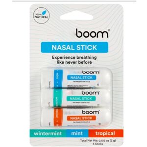 Unbranded (Winter mint, ice mint, lemon orange) 3PCS BoomBoom Essential Oil & Menthol Inha Unbranded (Winter mint, ice mint, lemon orange) 3PCS BoomBoom Essential Oil & Menthol Inha