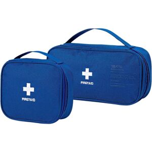 Unbranded 2 Pack (Blue) Travel Medicine Bag Empty First Aid Kit Emergency Kit Large Capaci Unbranded 2 Pack (Blue) Travel Medicine Bag Empty First Aid Kit Emergency Kit Large Capaci