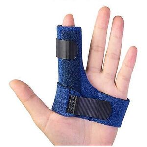 Unbranded (As show, One size) Finger splint (blue, regardless of left or right), trigger r Unbranded (As show, One size) Finger splint (blue, regardless of left or right), trigger r