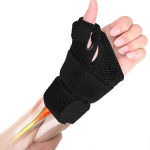 Unbranded (As show, One size) Black thumb splint, for right and left hand - for arthritis, Unbranded (As show, One size) Black thumb splint, for right and left hand - for arthritis,