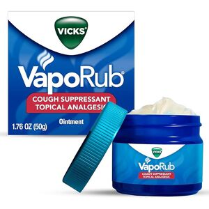 Vicks VapoRub, Original, Cough Suppressant, Topical Chest Rub Vicks VapoRub, Original, Cough Suppressant, Topical Chest Rub