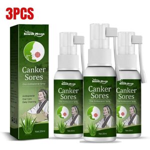 Unbranded 3-Pack Herbal Mouth Ulcer Spray for Adults - Relief for Canker Sores & Aphthous Unbranded 3-Pack Herbal Mouth Ulcer Spray for Adults - Relief for Canker Sores & Aphthous