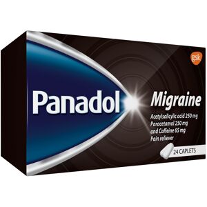 Unbranded Panadol Migraine effective relief with just one dose 24 Tablets Unbranded Panadol Migraine effective relief with just one dose 24 Tablets