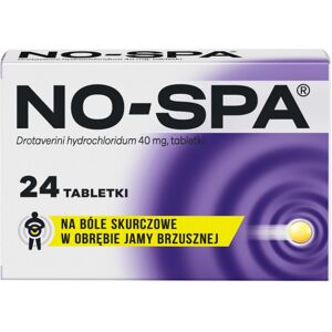 Sanofi No-Spa 40 mg, 24 tablets Sanofi No-Spa 40 mg, 24 tablets