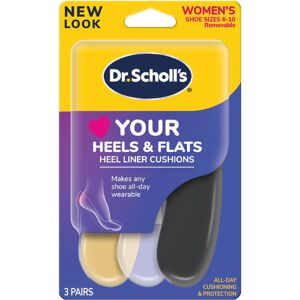 Dr. Scholls Love Your HEELS & FLATS Heel Liner Cushions Helps Prevent Uncomfort Dr. Scholls Love Your HEELS & FLATS Heel Liner Cushions Helps Prevent Uncomfort