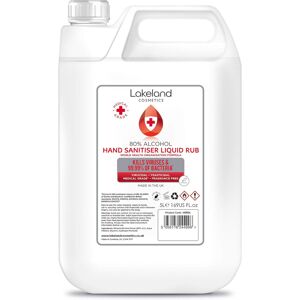LAKELAND COSMETICS 80% Alcohol Hand Sanitiser Liquid Rub 5 Litre Kills Bacteria Sanitizer LAKELAND COSMETICS 80% Alcohol Hand Sanitiser Liquid Rub 5 Litre Kills Bacteria Sanitizer