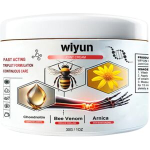 Unbranded WIYUN Bee Venom Joint Care Cream Joint Massage Care Relieves Pain And Discomfort Unbranded WIYUN Bee Venom Joint Care Cream Joint Massage Care Relieves Pain And Discomfort