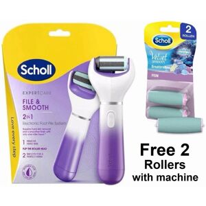 Scholl ExpertCare 2-in-1 Dual Speed Foot File + 2 Free Rollers Scholl ExpertCare 2-in-1 Dual Speed Foot File + 2 Free Rollers