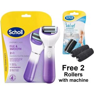 Scholl ExpertCare 2in1 Dual Speed Foot File + 2 Rollers Scholl ExpertCare 2in1 Dual Speed Foot File + 2 Rollers